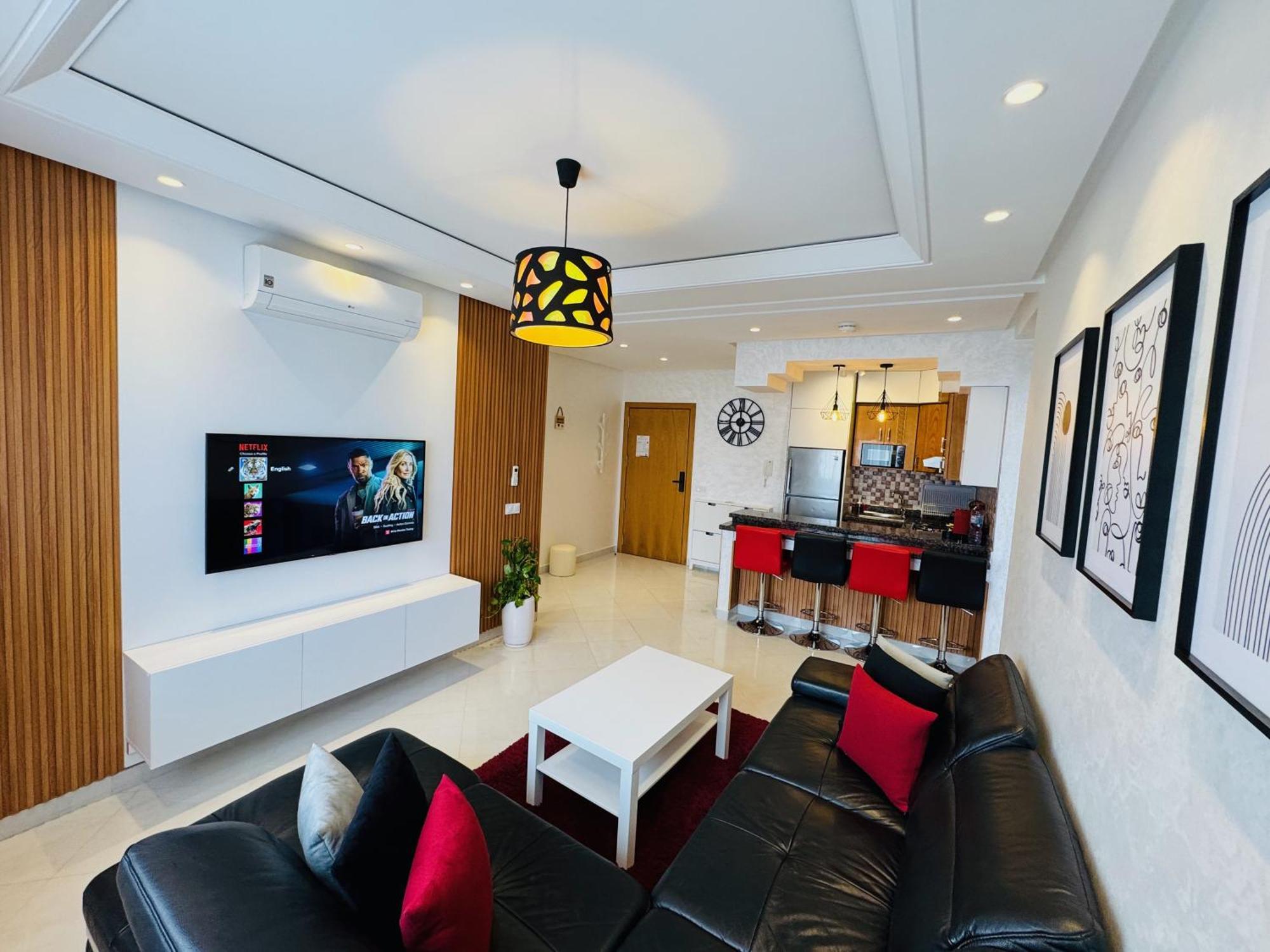Modern Apartment In The Heart Of Tânger Exterior foto