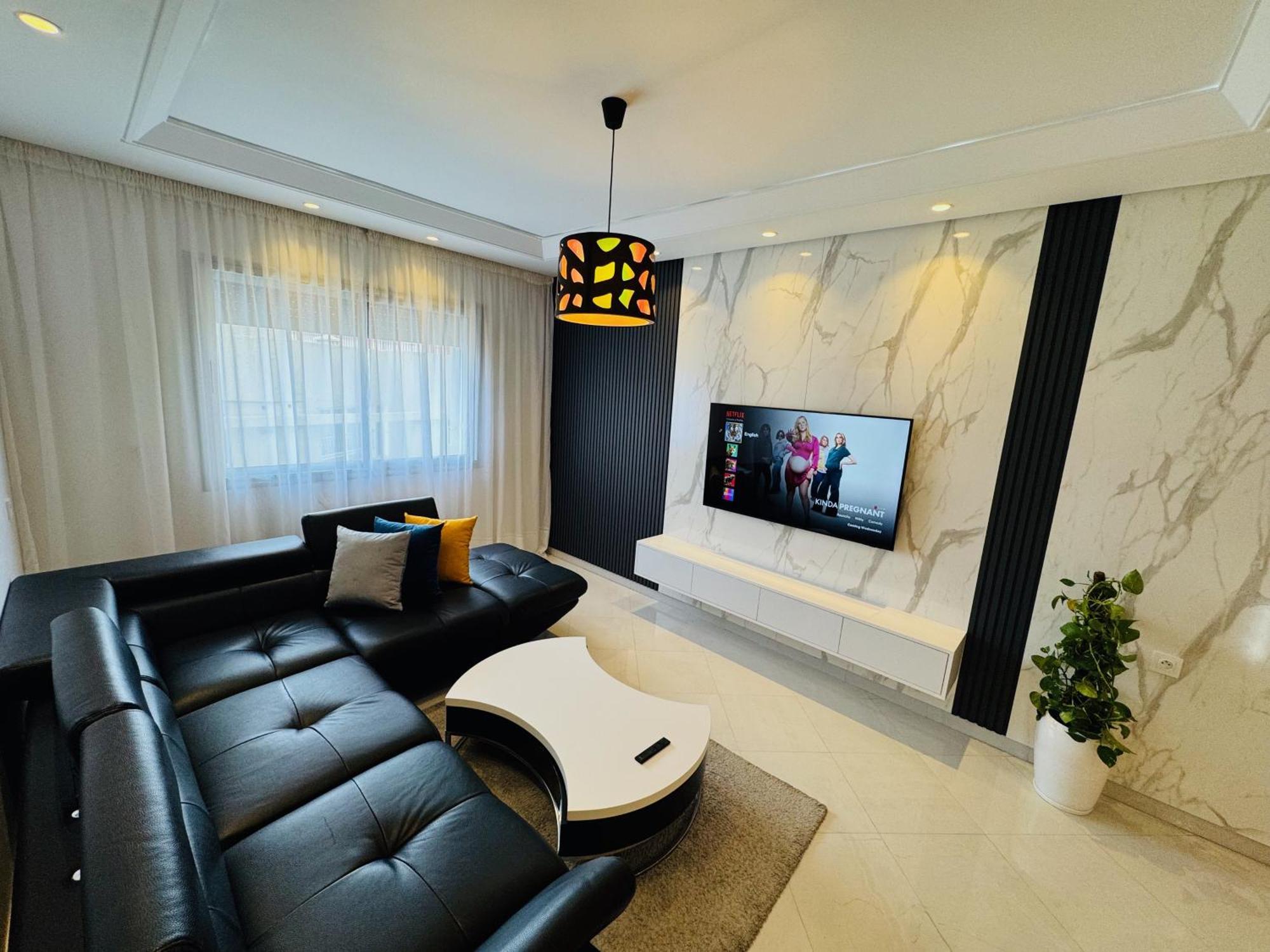 Modern Apartment In The Heart Of Tânger Exterior foto