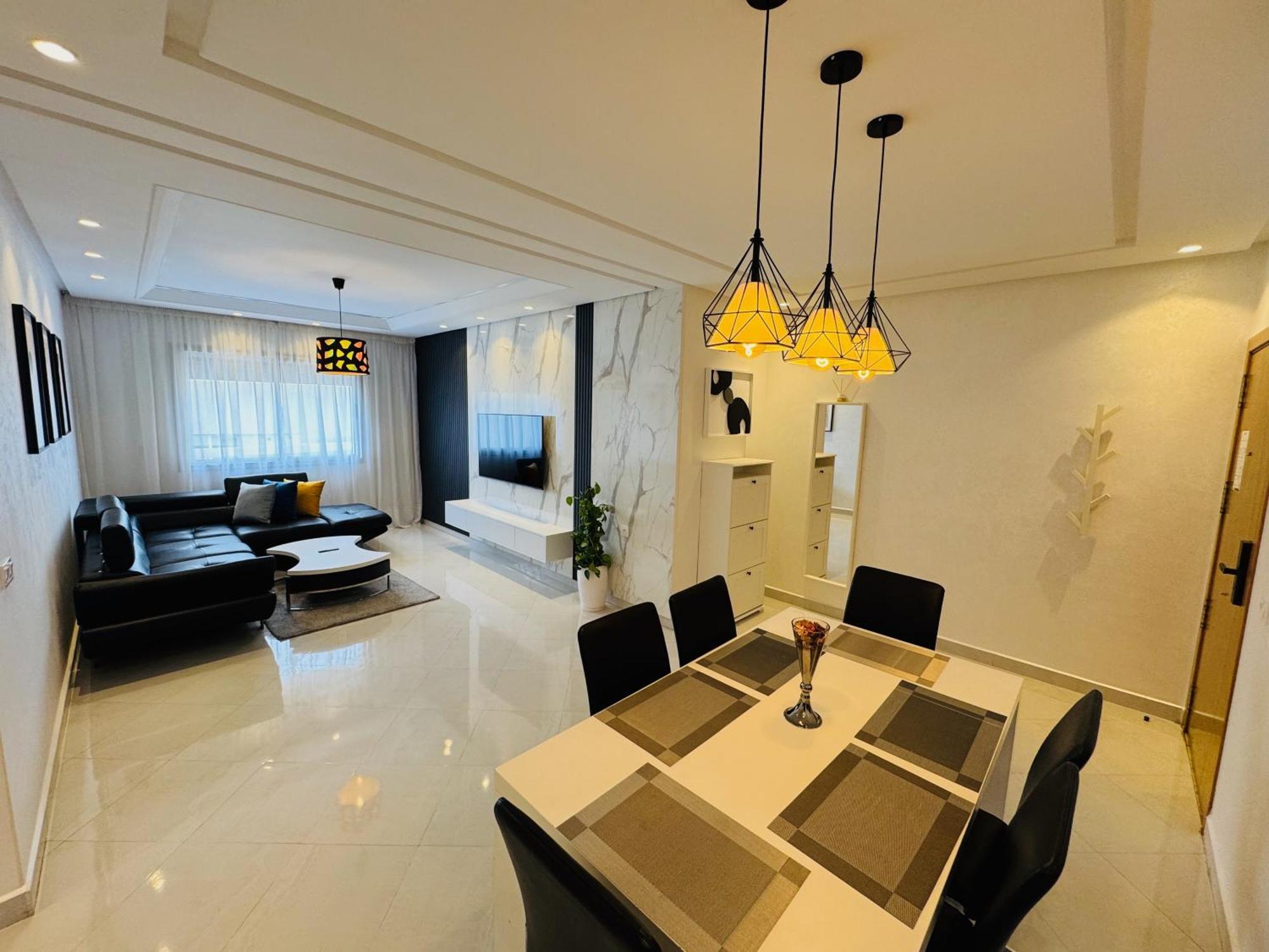 Modern Apartment In The Heart Of Tânger Exterior foto