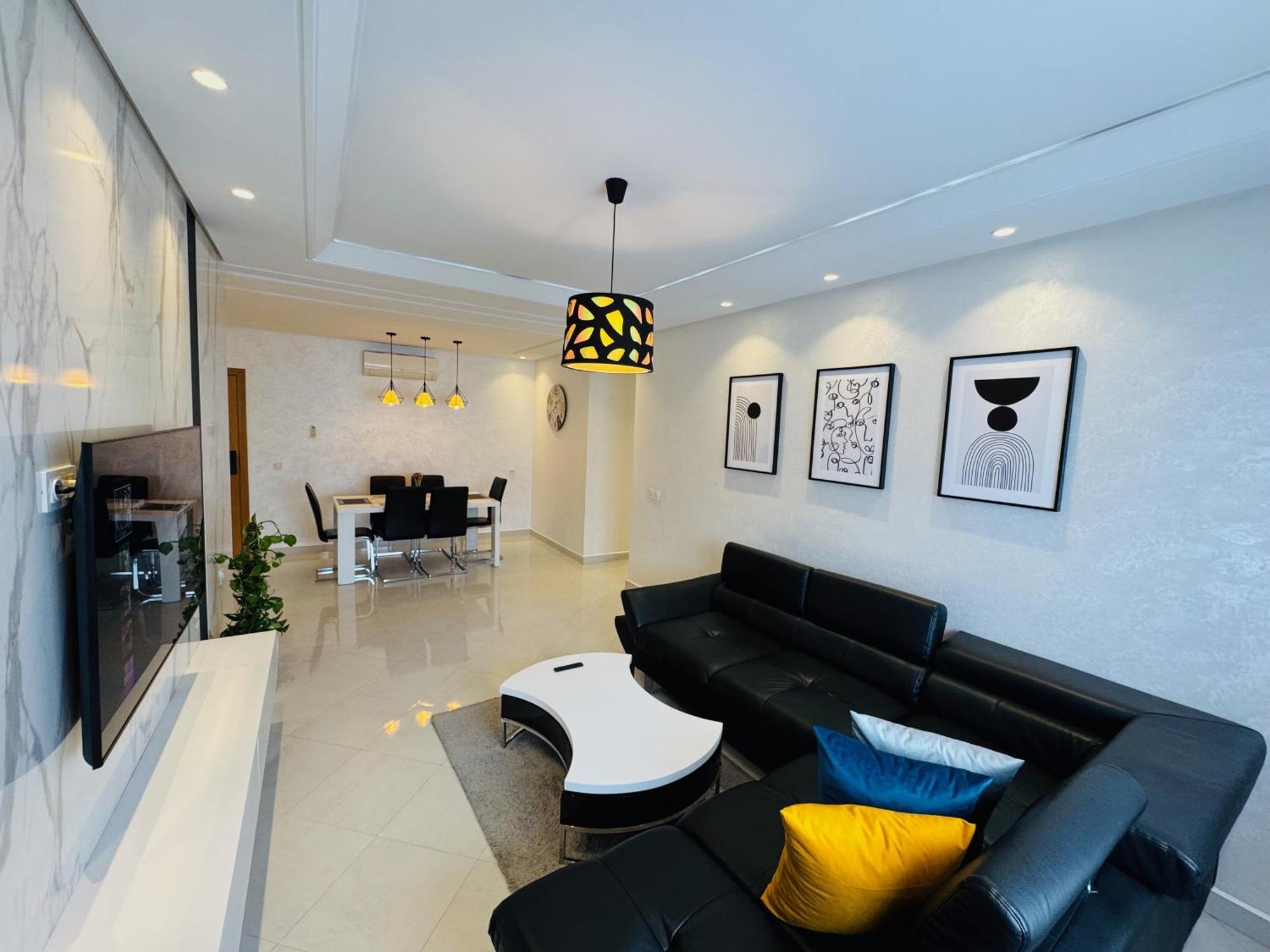 Modern Apartment In The Heart Of Tânger Exterior foto